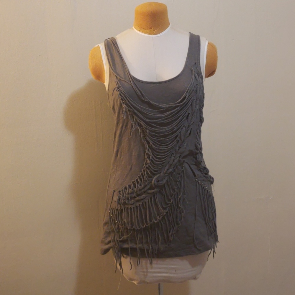 Grey Tunic Tank Top